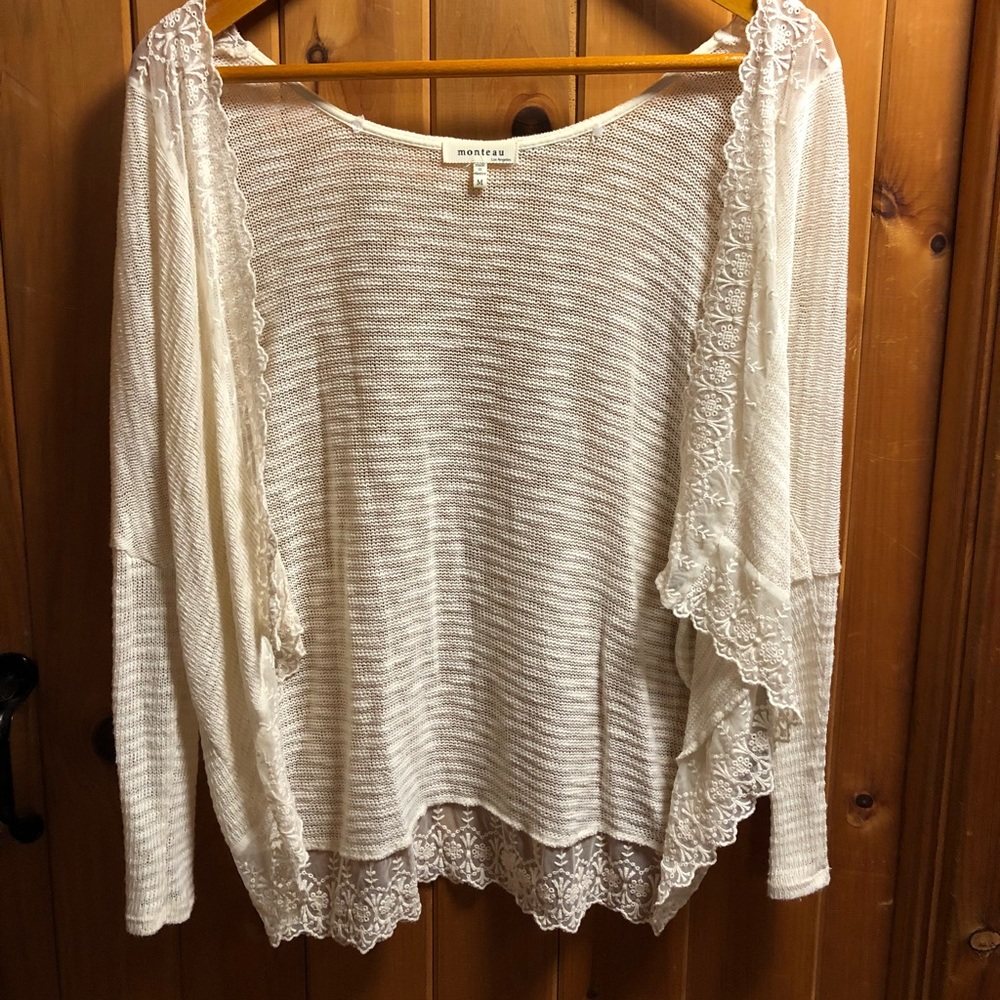 Cream cardigan